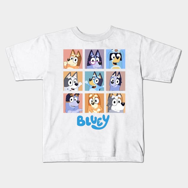 Bluey Colection Kids T-Shirt by Inspire Gift